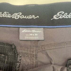 Eddie Bauer Adventure Trek Pants Men's 38x30 Smoke Grey Hiking Outdoor #4536